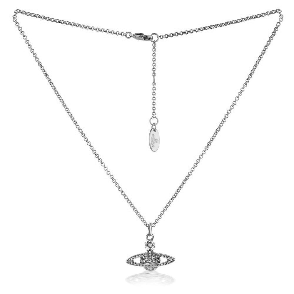 Vivienne Westwood Mini Bas Silver Necklace