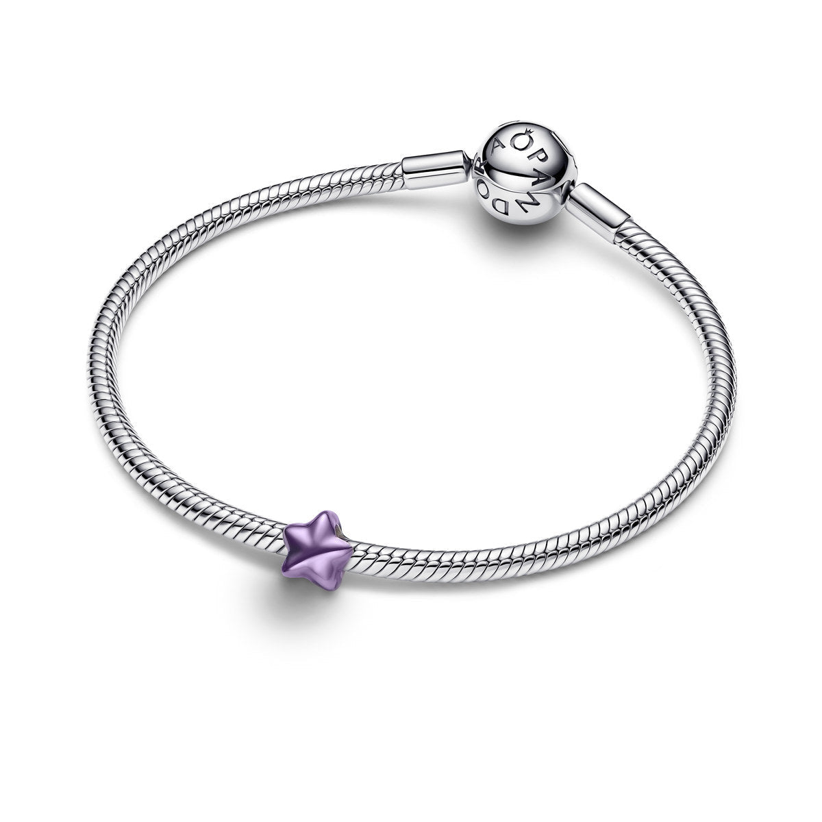 Pandora Silver Purple Star Mini Charm