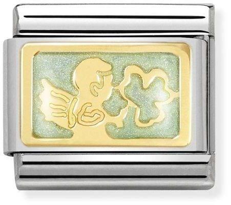 Nomination Gold Good Luck Messenger Angel Charm