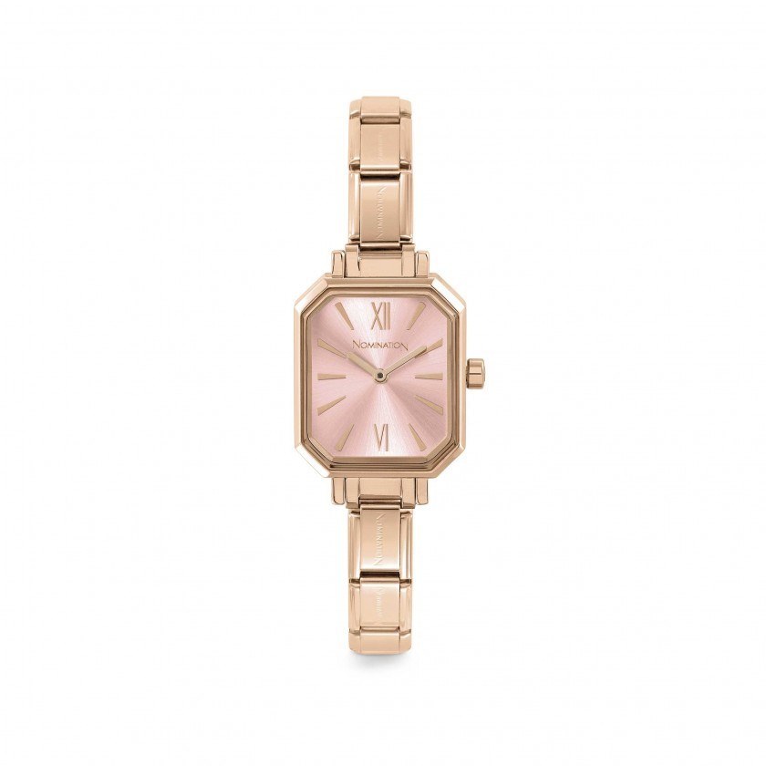 Nomination Paris Rose Gold Plated Pink Watch