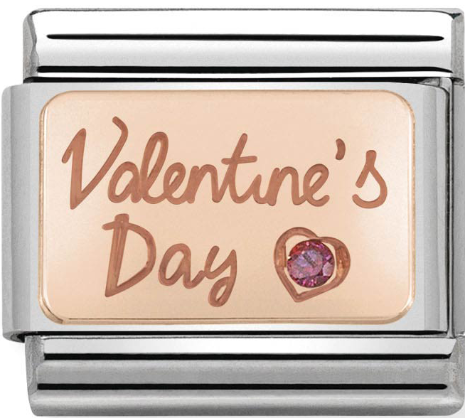 Nomination Rose Gold Valentine's Day Charm