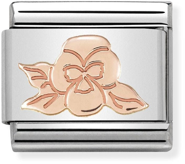Nomination Rose Gold Violet Charm
