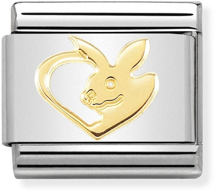 Nomination Gold Rabbit Charm