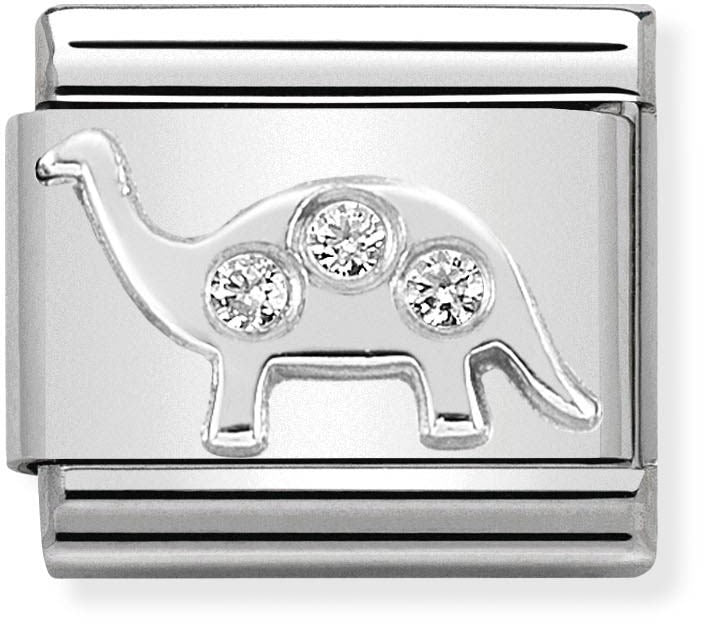 Nomination Brontosaurus Dinosaur Charm