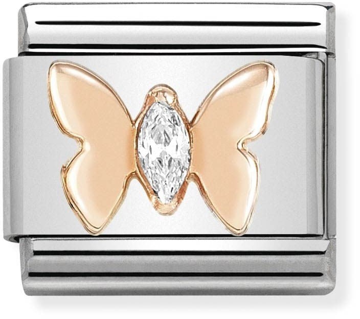 Nomination Rose Gold Butterfly Charm