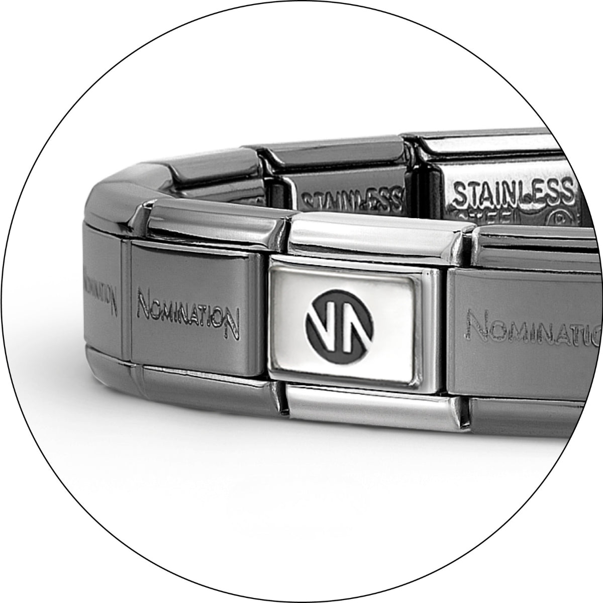 Nomination Classic Gunmetal Base Bracelet