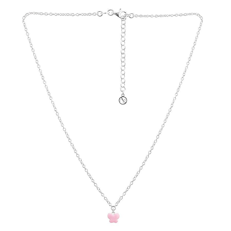 Argento Recycled Silver Childrens Butterfly Necklace