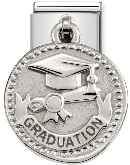 Nomination Silvershine Graduation Charm