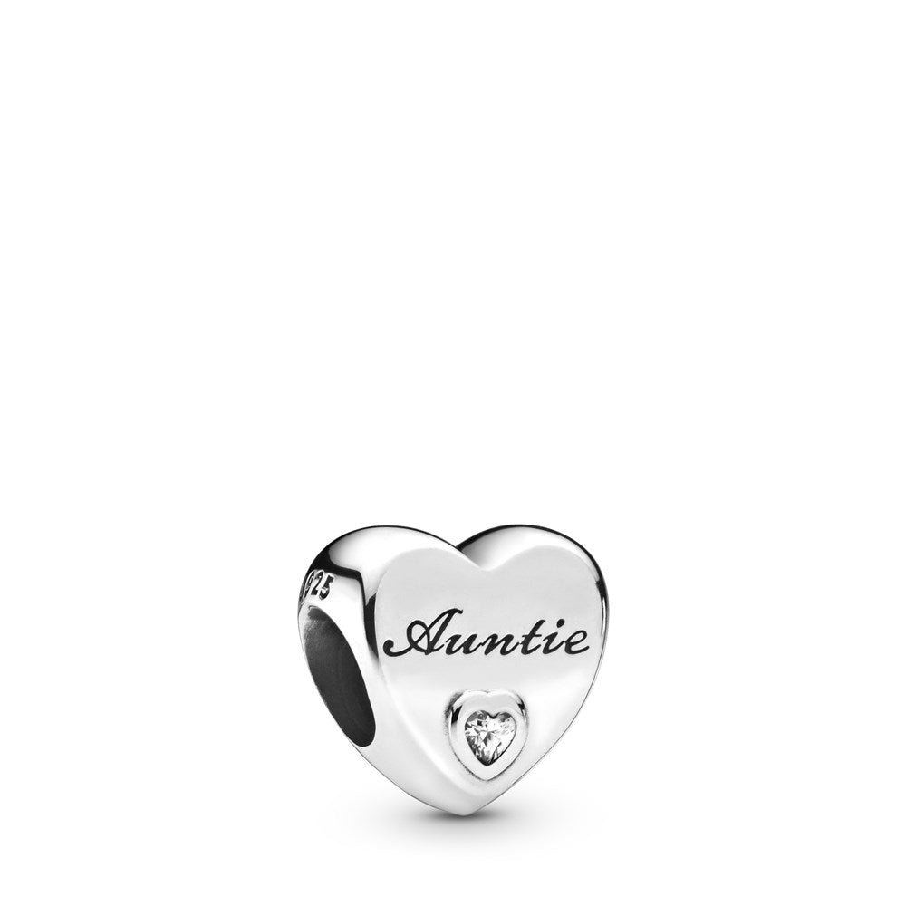 Pandora Auntie Love Heart Charm