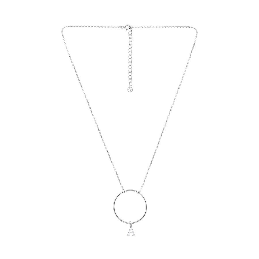 Argento Silver Letter A Pendant Charm