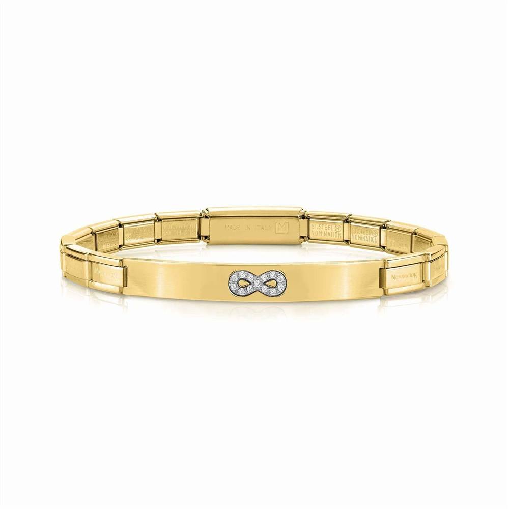 Nomination Trendsetter Gold Infinity Bracelet