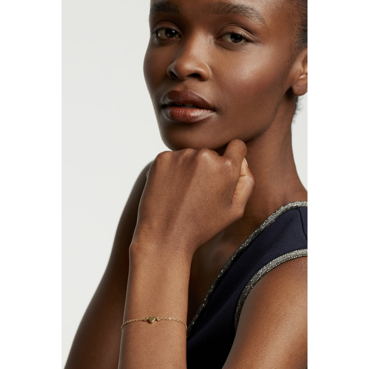 Ted Baker Gold Tiny Heart Bracelet