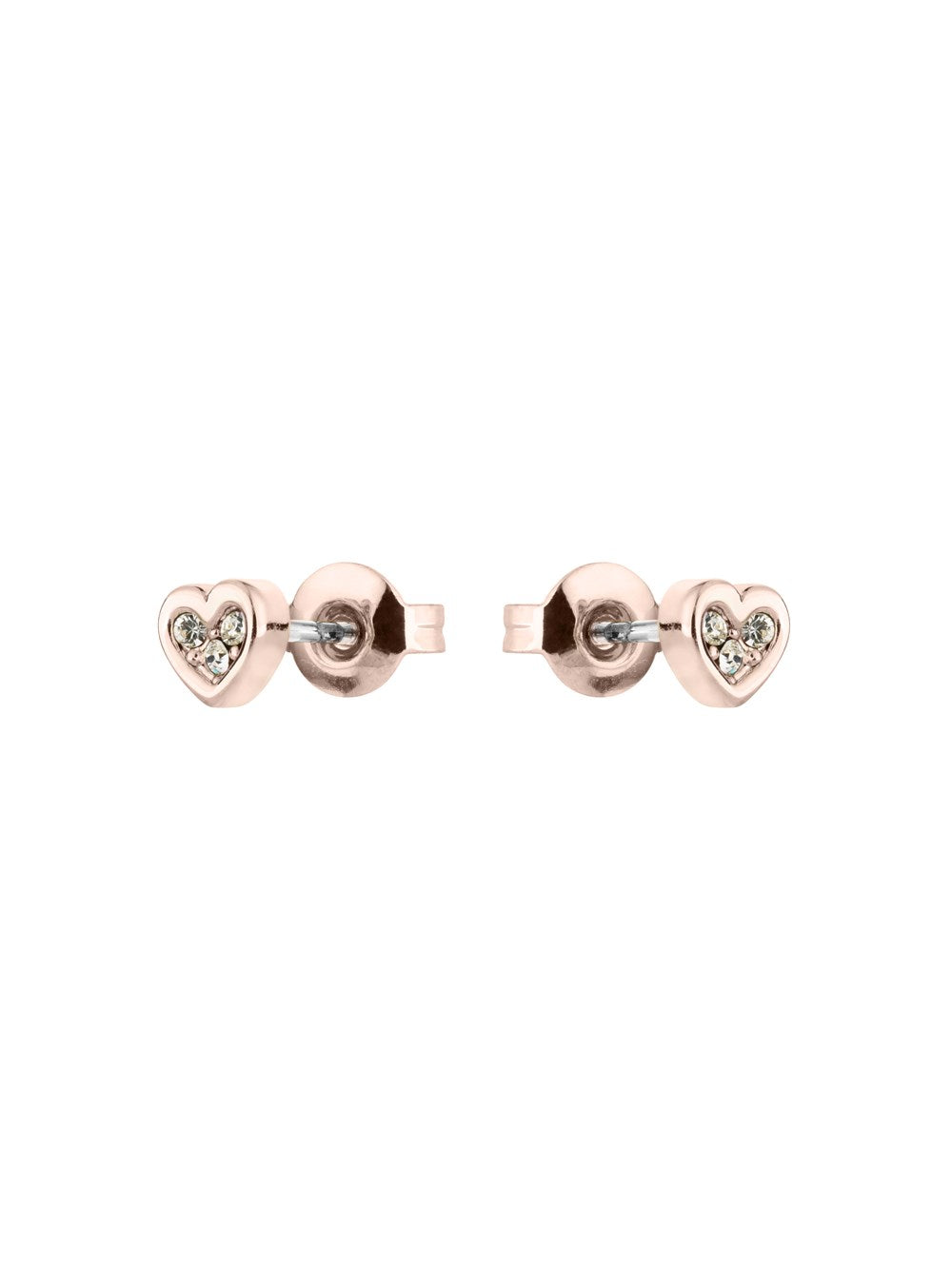 Ted Baker Rose Gold Small Heart Earrings