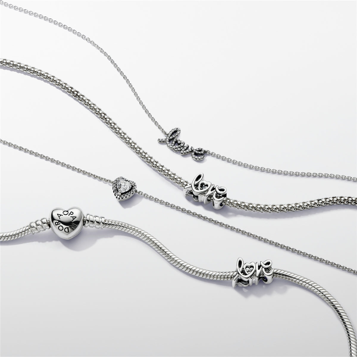 Pandora Elevated Heart Necklace