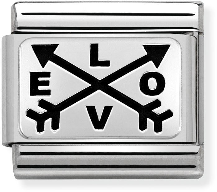 Nomination Silver Love Arrow Charm