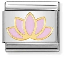 Nomination Pink Lotus Flower Charm