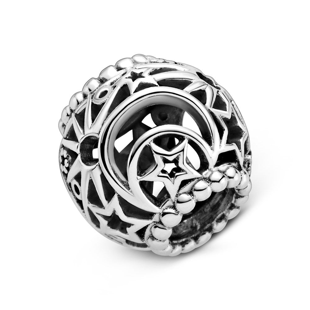 Pandora Openwork Sun, Stars & Moon Charm