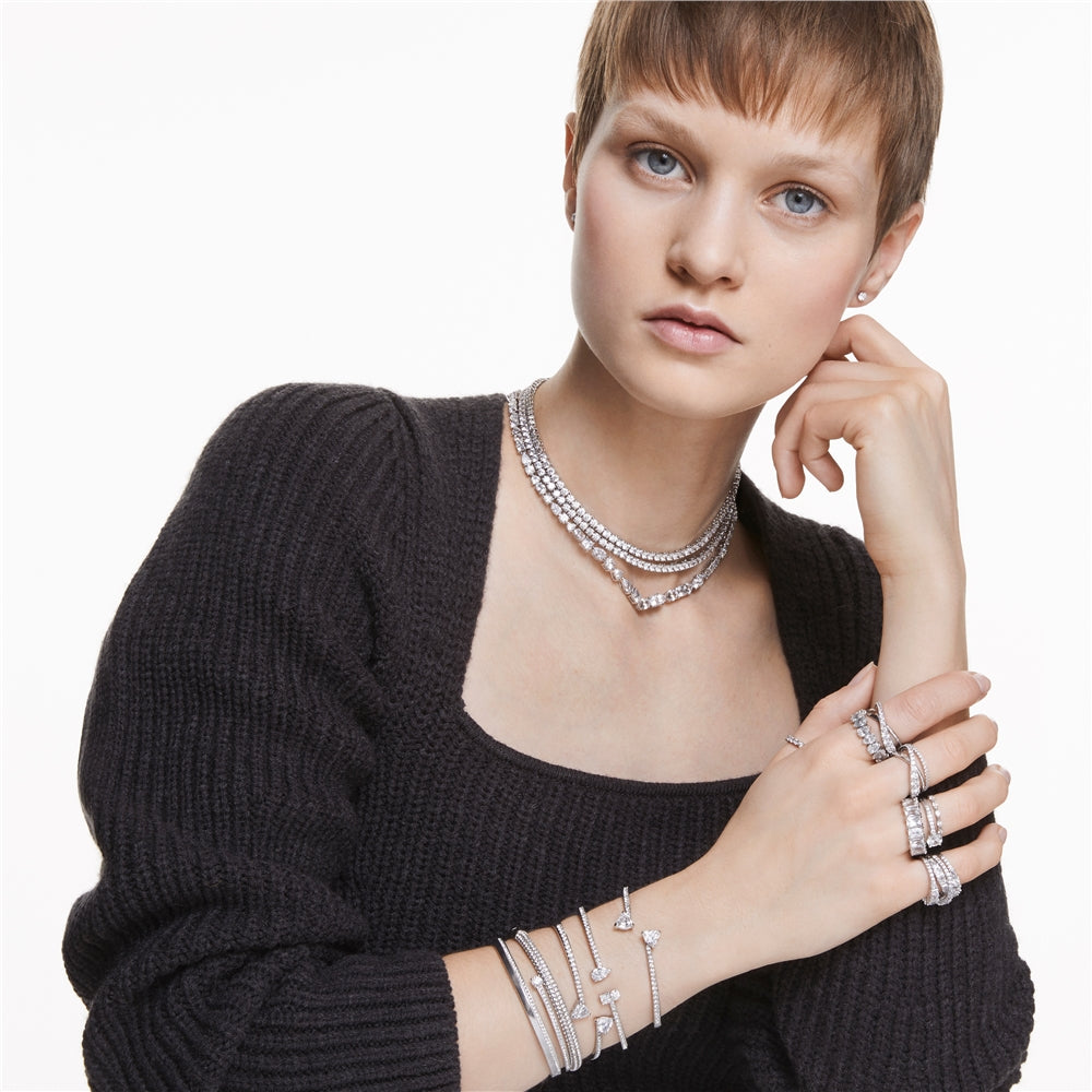 Swarovski Attract Silver Cuff
