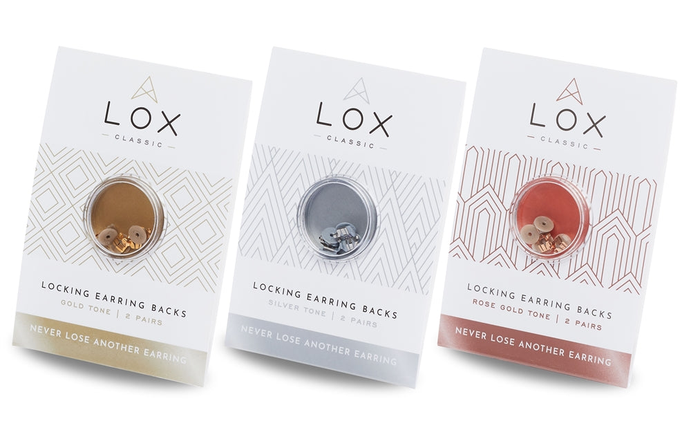 Connoisseurs Lox Rose Gold Secure Earring Backs 2 Pairs