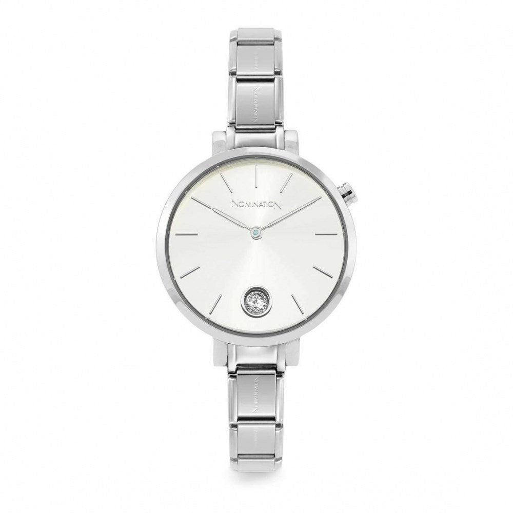 Nomination Silver Sunray Paris Crystal Watch
