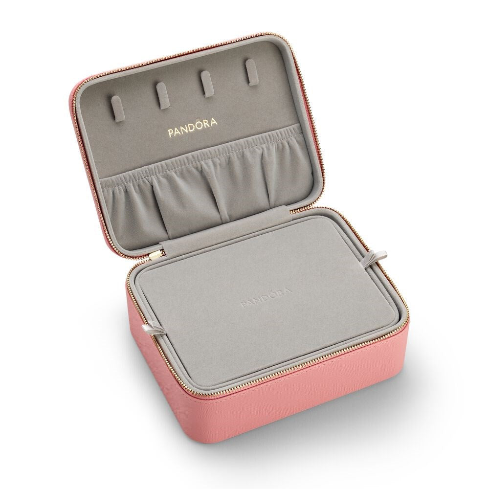 Pandora Pink Travel Jewellery Box