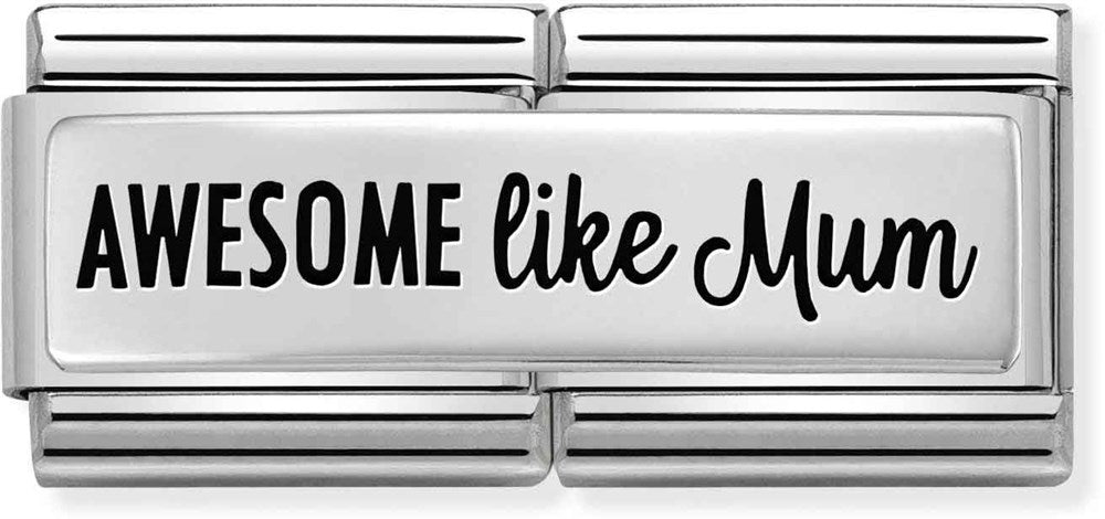Nomination Silvershine Awesome like Mum Double Charm