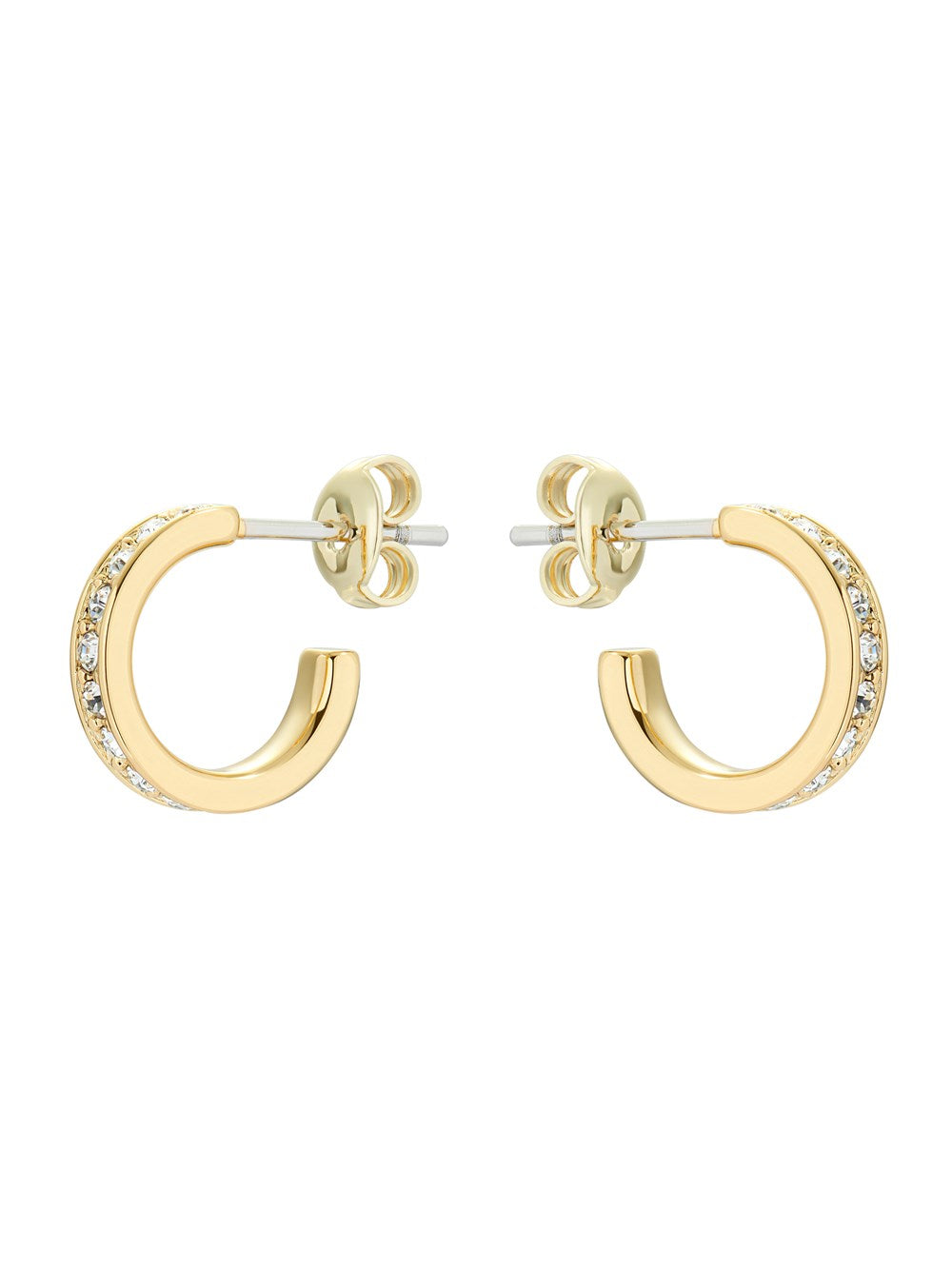 Ted Baker Gold Crystal Nano Huggie Earrings