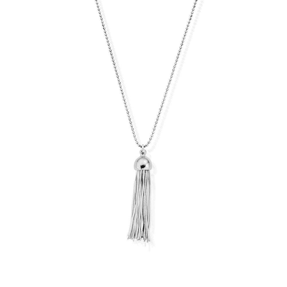 ChloBo Silver Didi Tassel Necklace