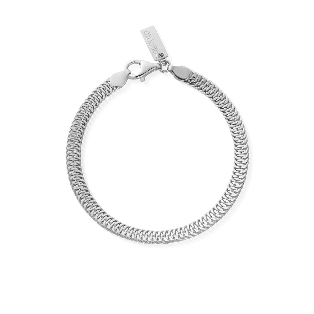 ChloBo Silver Tide Braid Bracelet