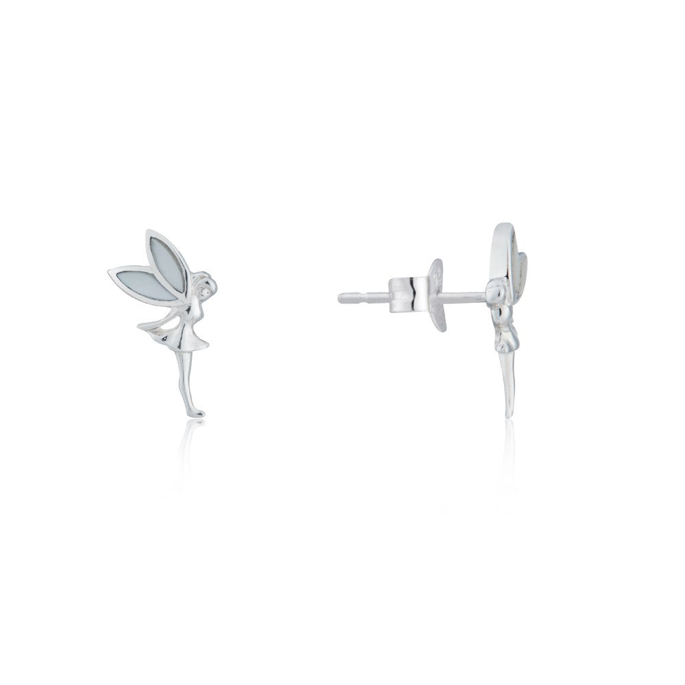 Argento Silver Fairy Stud Earrings