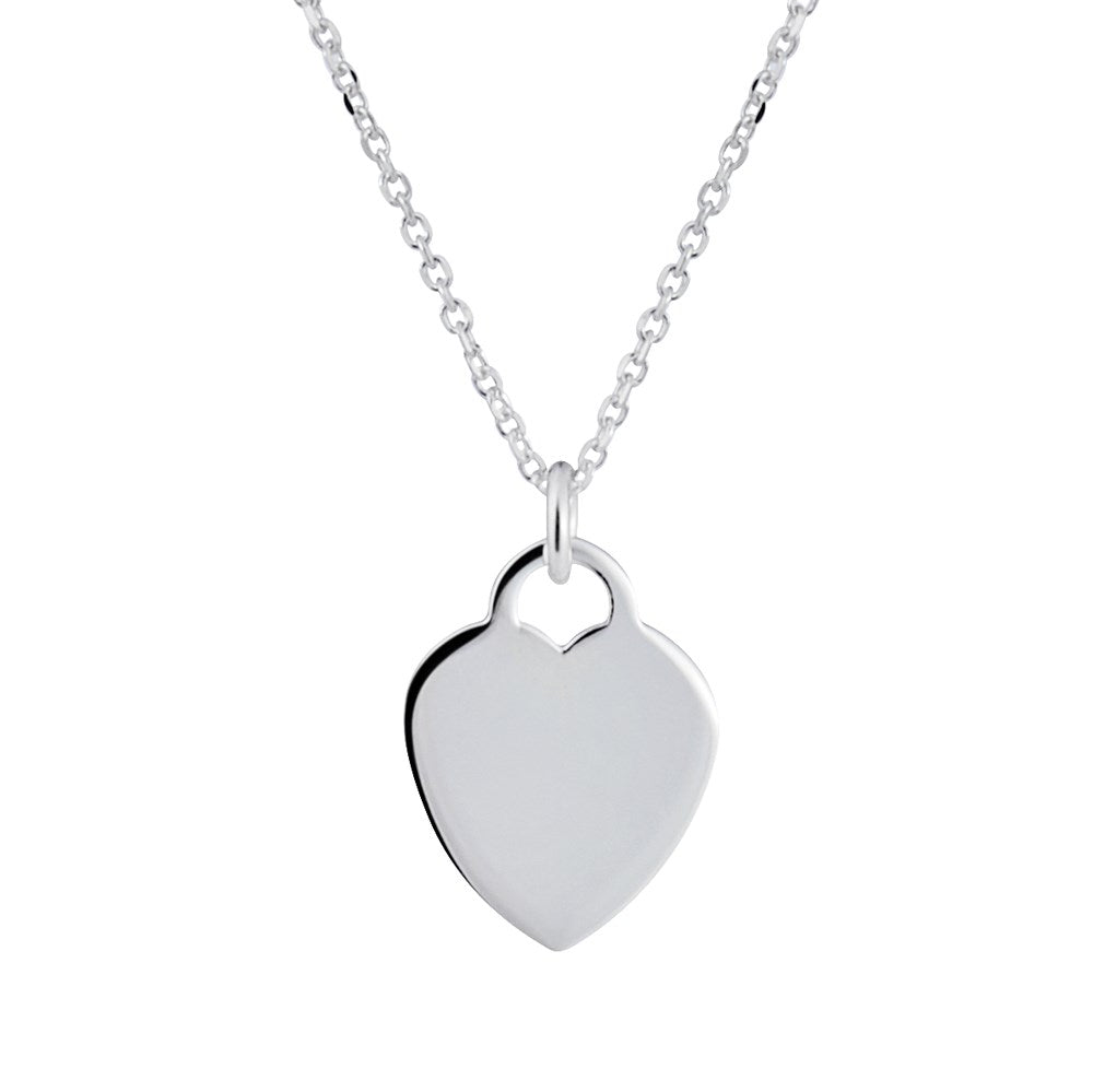 Argento Recycled Silver Layered Heart Necklace