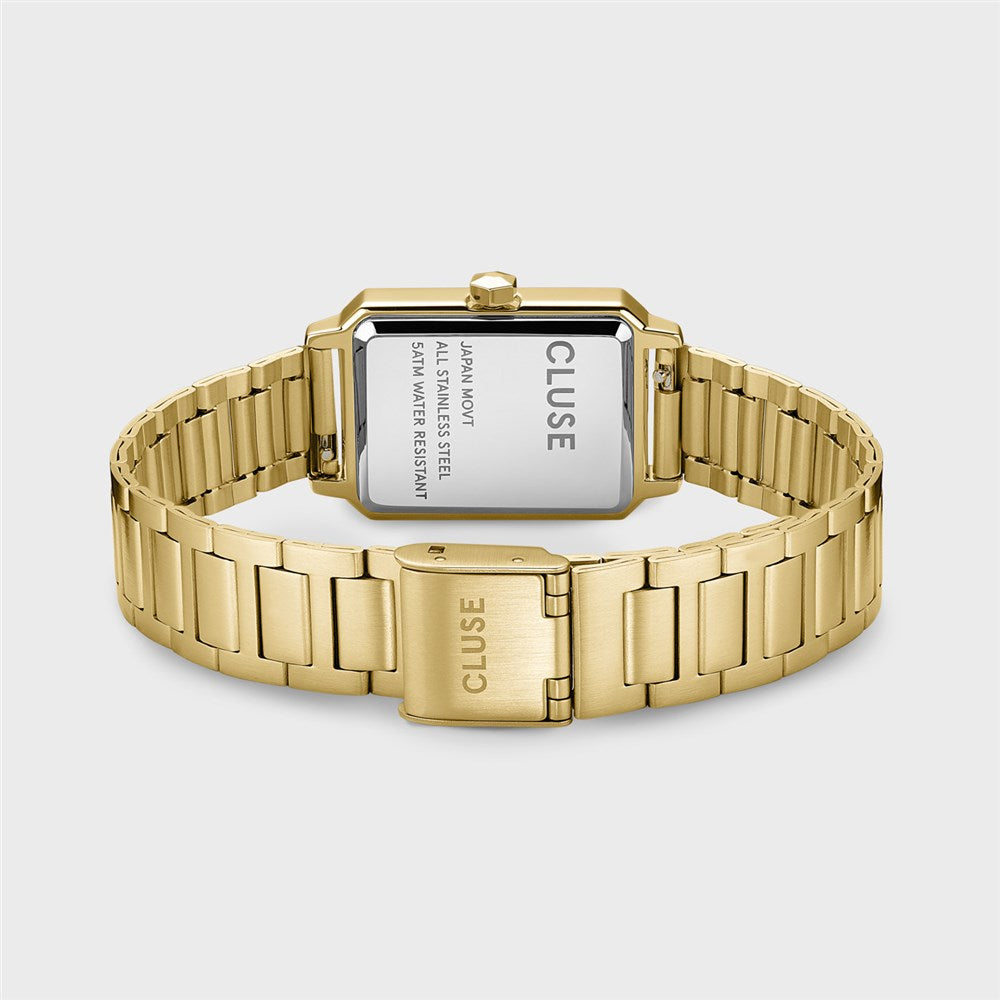 CLUSE Green + Gold Fluette Bracelet Watch