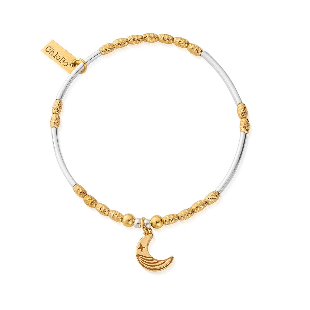ChloBo Gold + Silver Luna Moon Bracelet