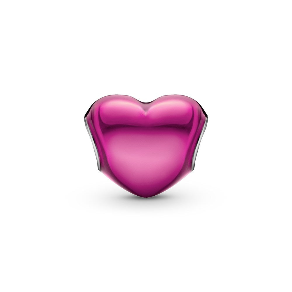 Pandora Pink Enamel Heart Charm