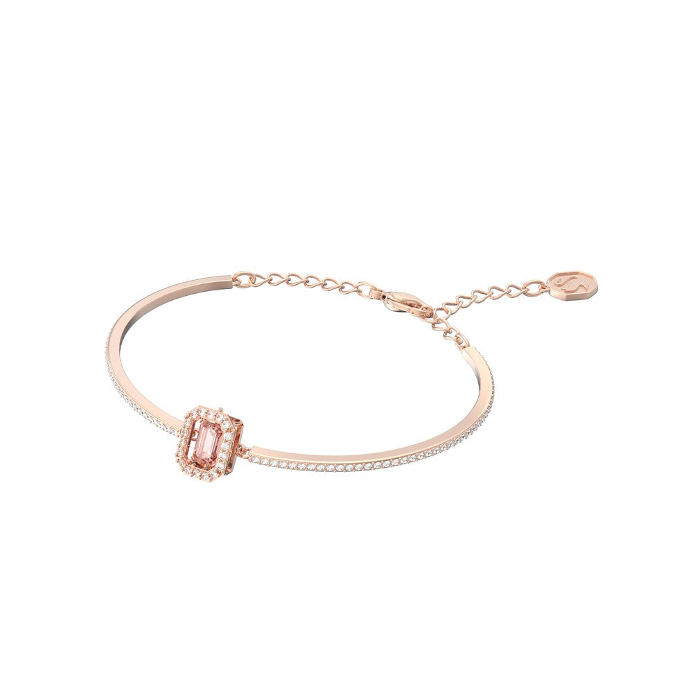 Swarovski Rose Gold Millenia Pink Bangle