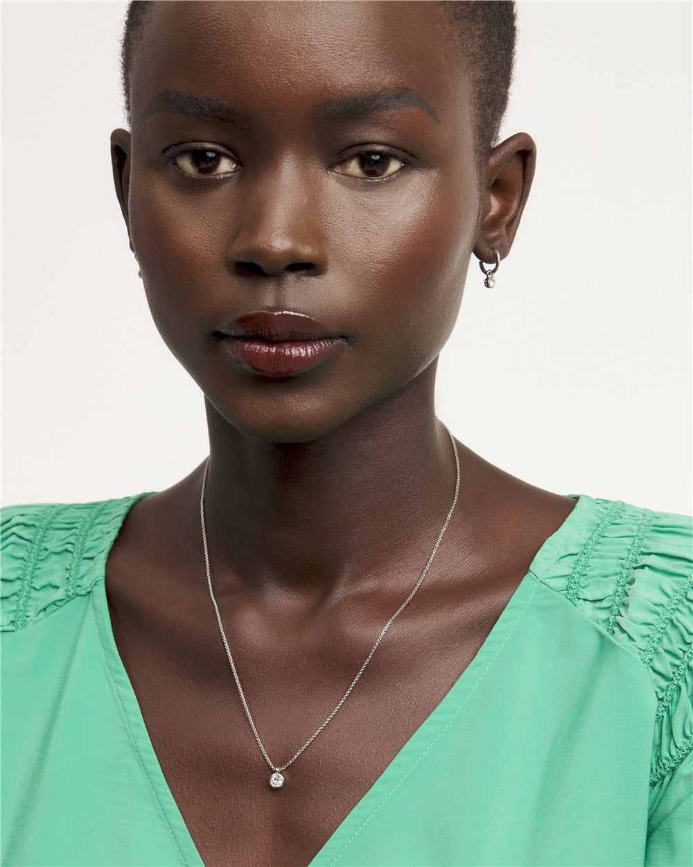 Ted Baker Silver Crystal Necklace
