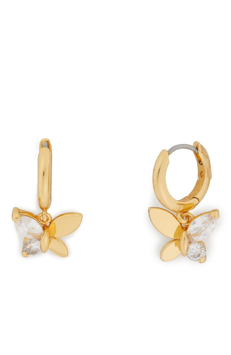 Kate Spade New York Gold Butterfly Huggie Earrings