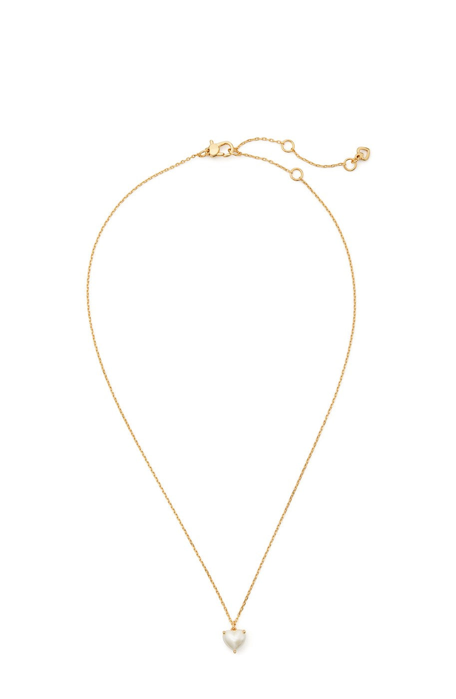 Kate Spade New York Gold Pearl Heart Necklace
