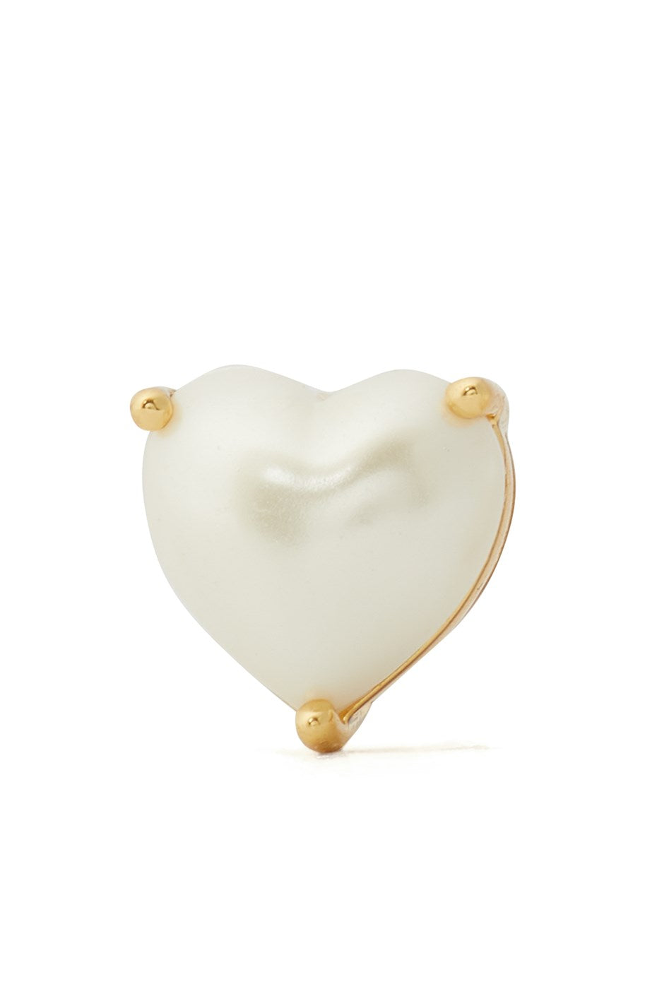 Kate Spade New York Gold Pearl Heart Earrings
