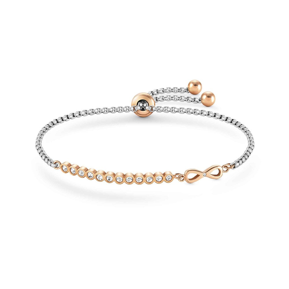 Nomination Milleluci Rose Gold Infinity Bracelet