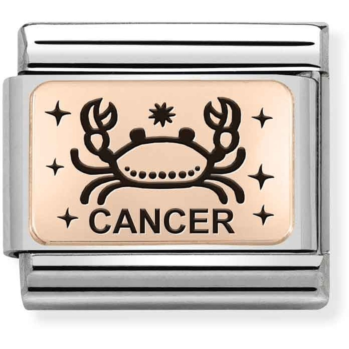 Nomination Rose Gold Cancer Charm
