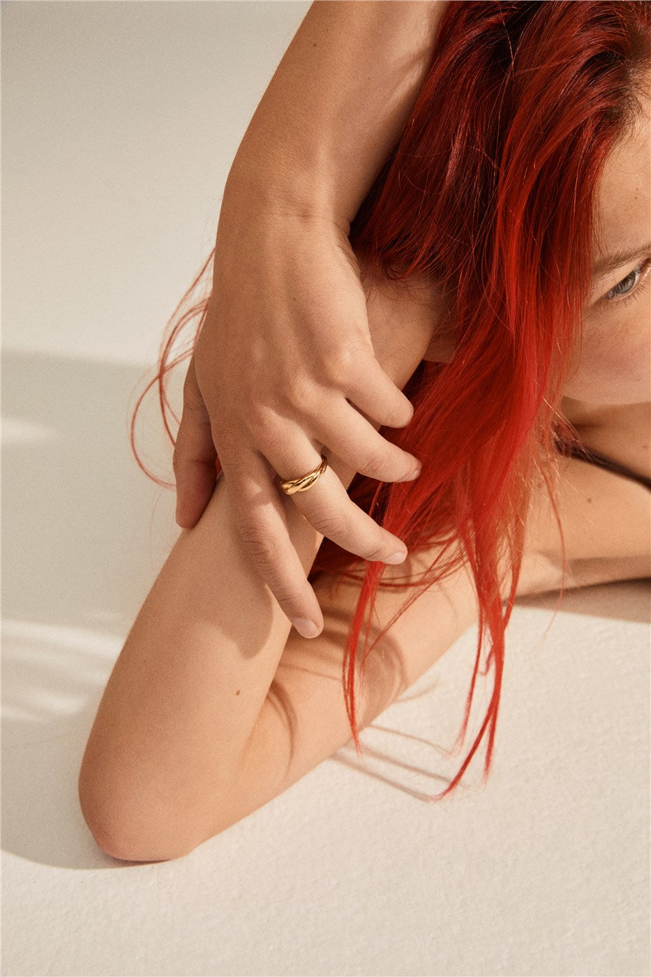 Pilgrim Gold Jonna Twirl Deco Ring