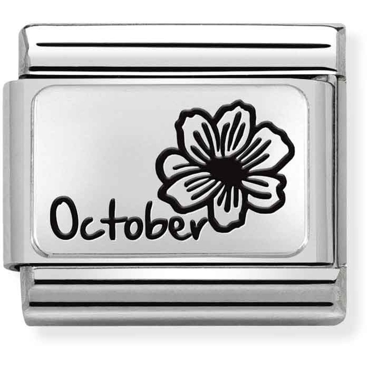 Nomination October Birth Flower Charm