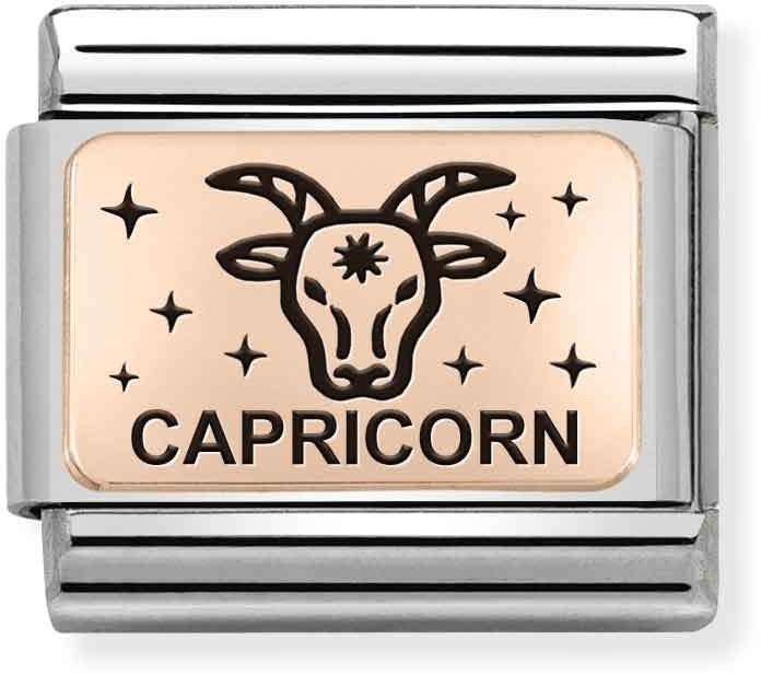 Nomination Rose Gold Capricorn Charm