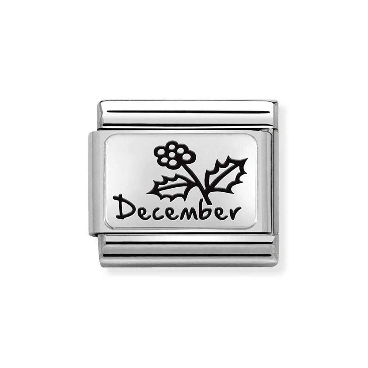 Nomination December Birth Flower Charm