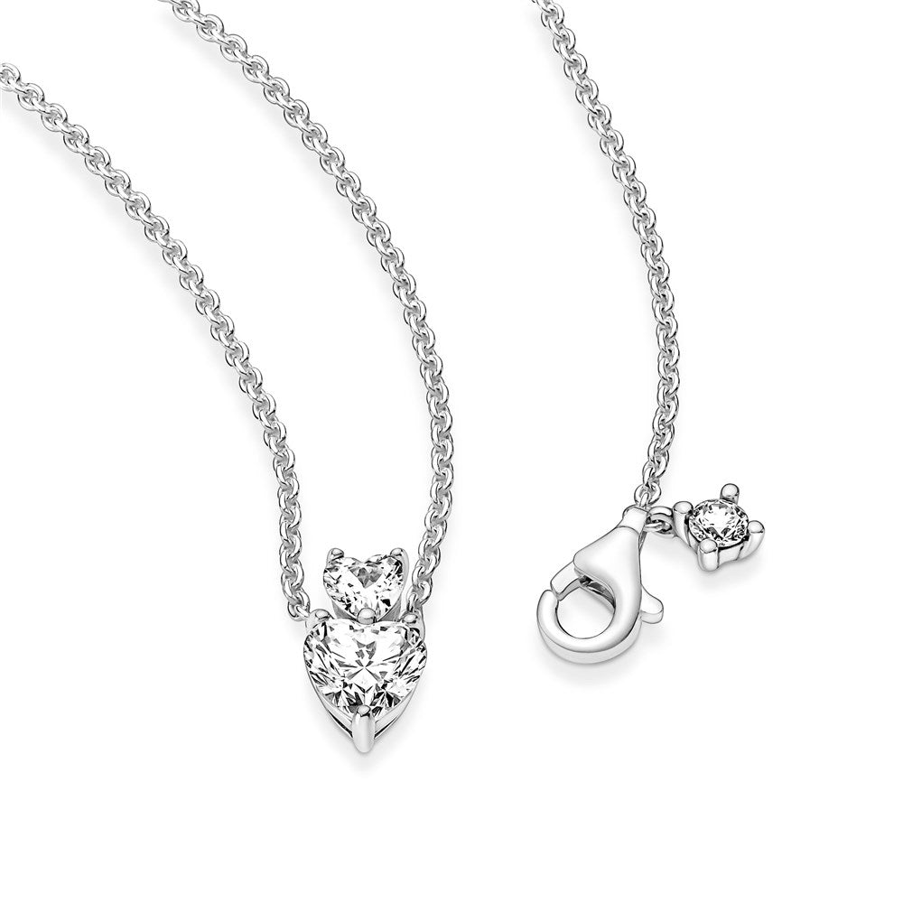 Pandora Double Heart Necklace