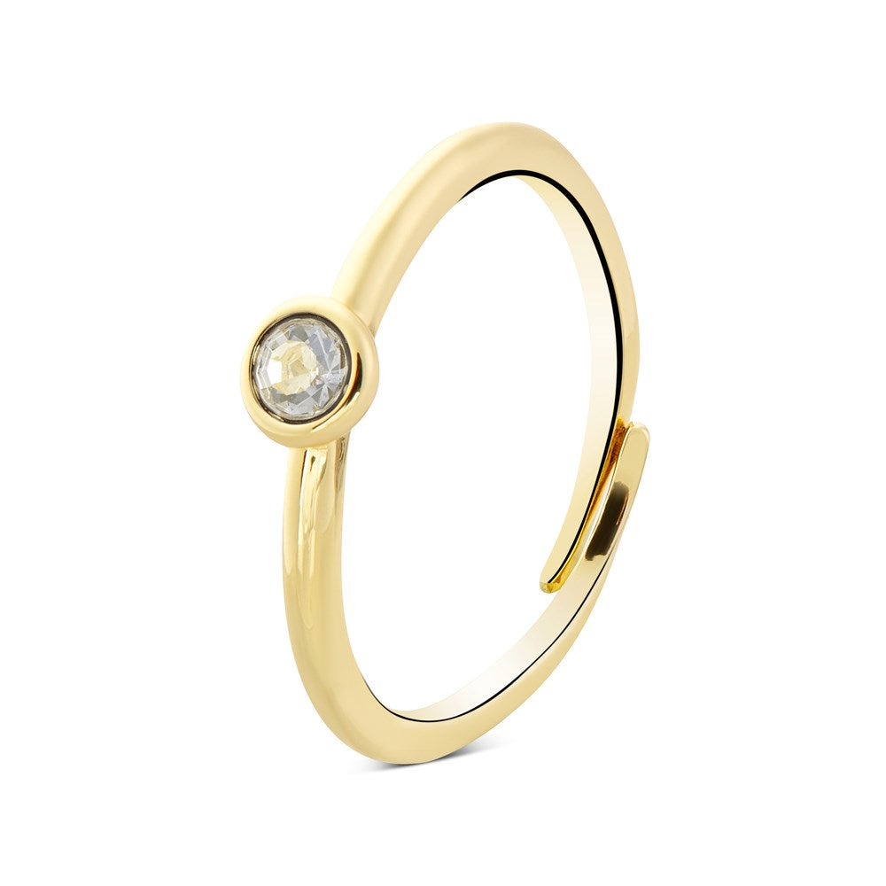 Karma Gold April Adjustable Ring