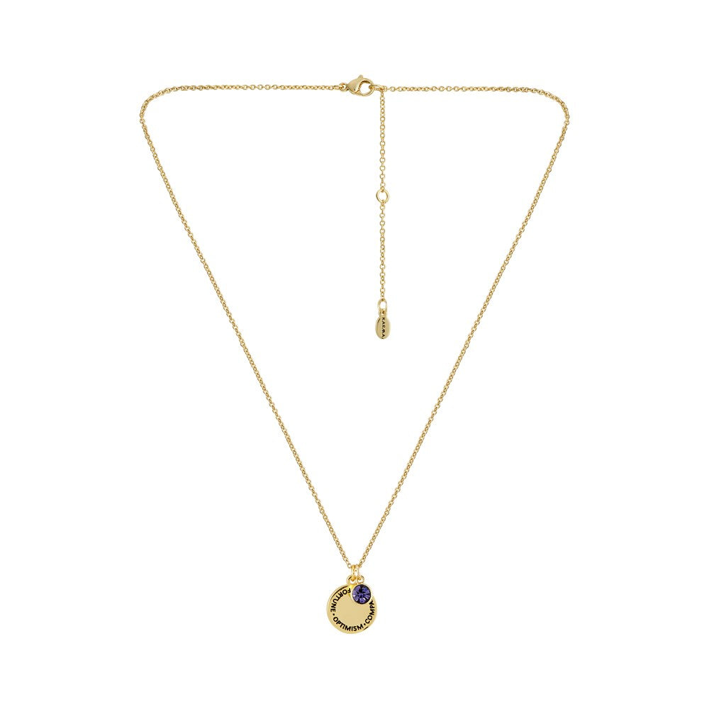 Karma Gold December Necklace