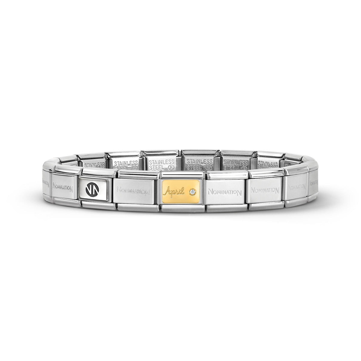 Nomination Gold April Birthstone Bracelet
