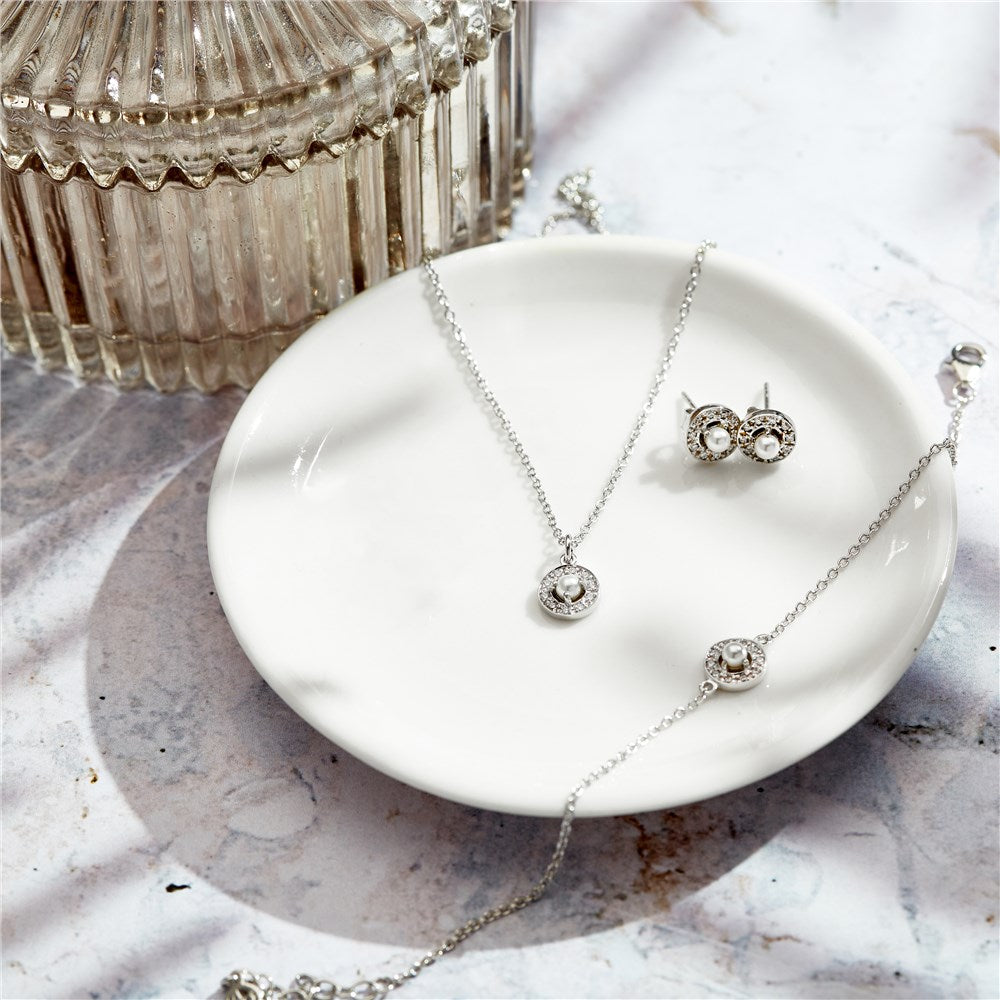Argento Bridal Pearl Set